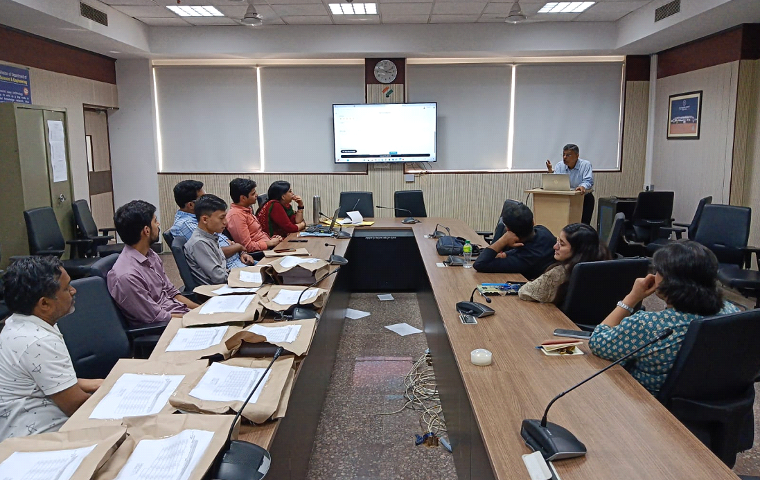 Meeting with the faculty